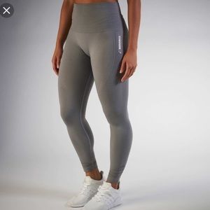 GYMSHARK seamless gray leggings Size Small